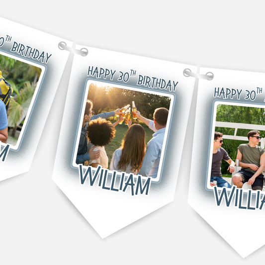 Birthday Party Photo Bunting - B302