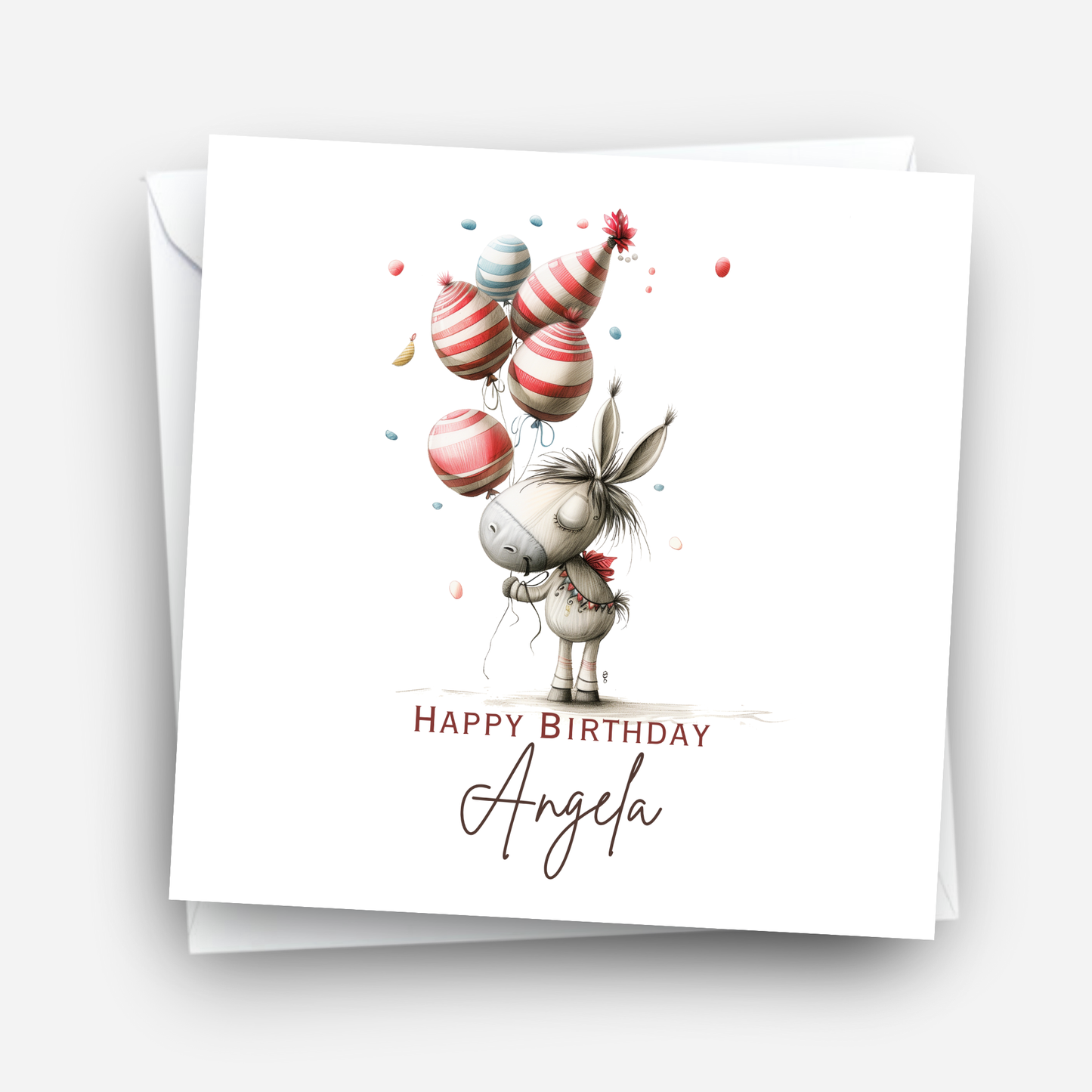 Funny Horse Birthday Card - C569