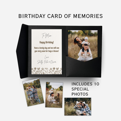 Birthday Card of Memories - Unique Photo Gift - PW3