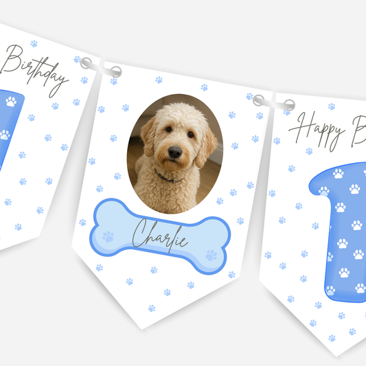 Dog Birthday Photo Bunting - B171