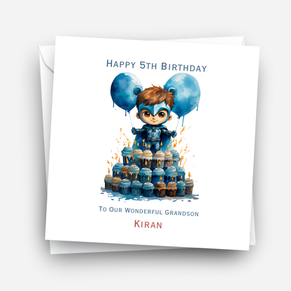 Superhero Birthday Card - C549
