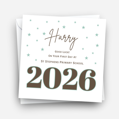 First or Last Day of School Card - C209