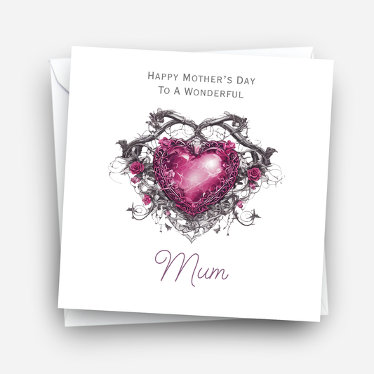 Mother's Day Card - Heart Design - C753