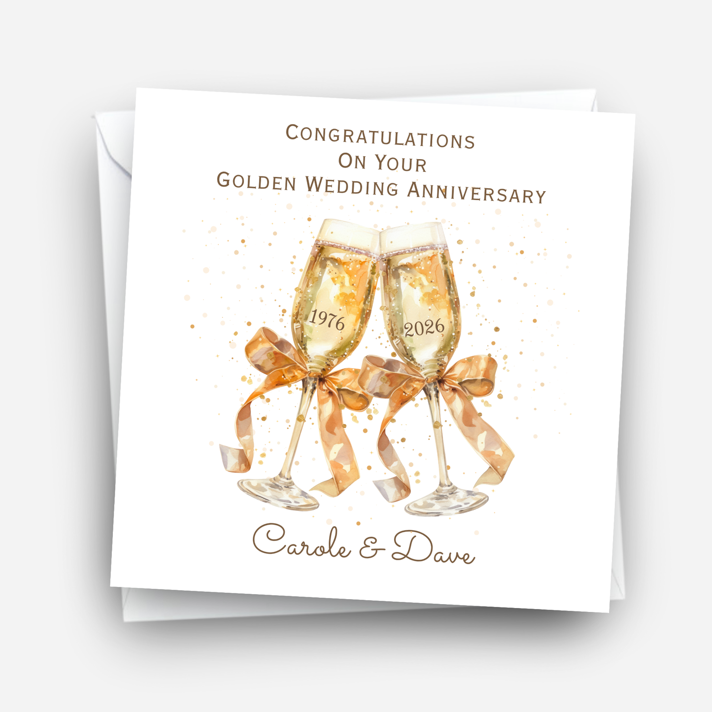 Golden Wedding Anniversary Card - C641