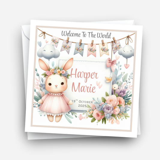 Welcome To The World Card- C667
