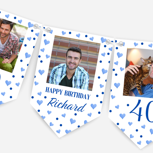 Personalised Photo Bunting Party Decoration - B283