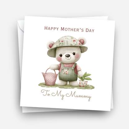 Mother's Day Card - Teddy Bear Design - C754