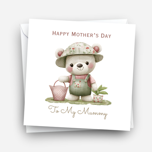 Mother's Day Card - Teddy Bear Design - C754