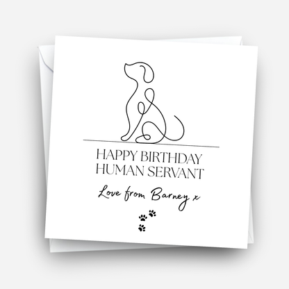 Birthday Card from the Dog - C509