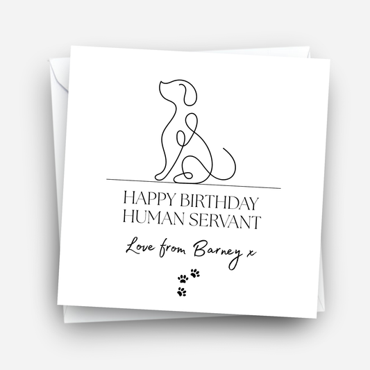 Birthday Card from the Dog - C509
