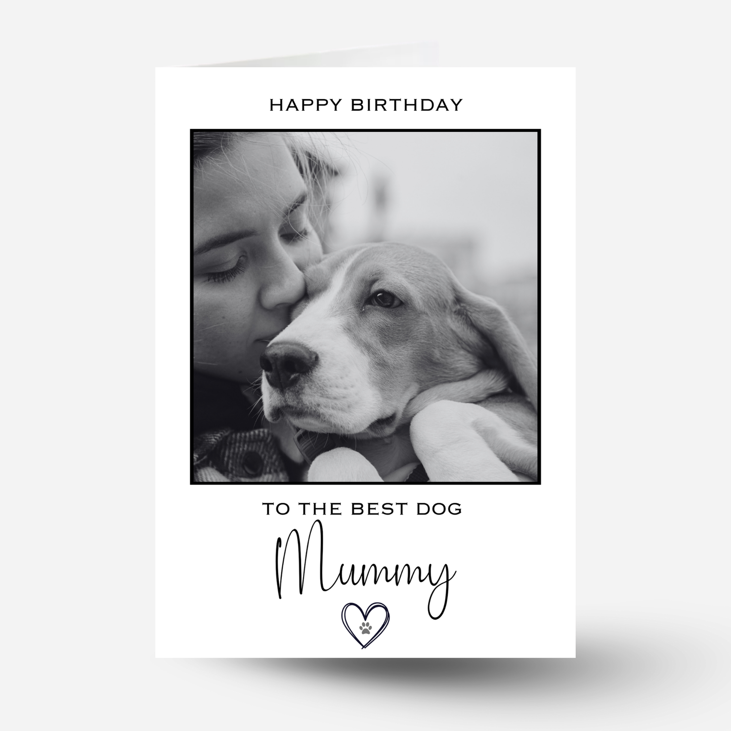 Happy Birthday to the Best Dog Mummy Photo Card - PC22