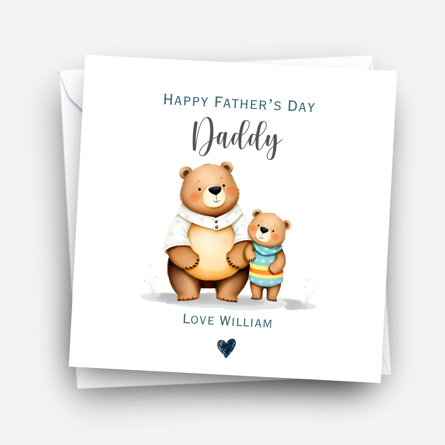 Father's Day Card - Cute Bear Design - C786