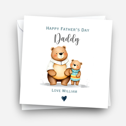 Father's Day Card - Cute Bear Design - C786