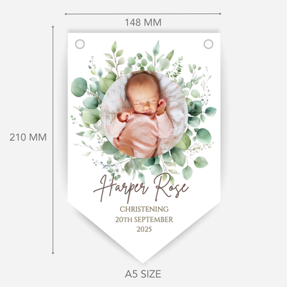 Christening or Baptism Photo Bunting - B176