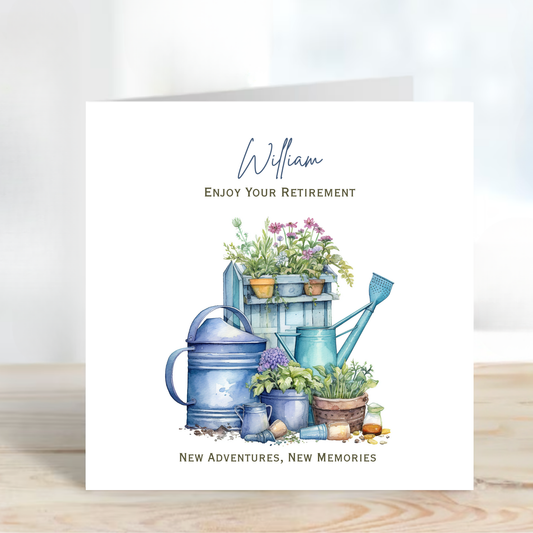Garden Themed Retirement Card - C691