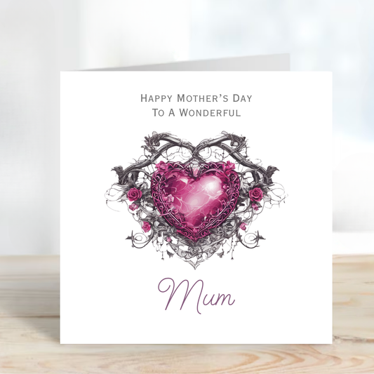 Mother's Day Card - Heart Design - C753