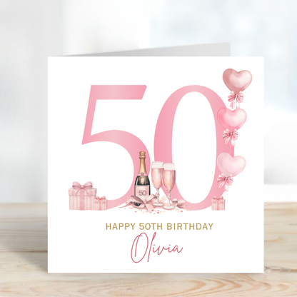 50th Birthday Card - C857