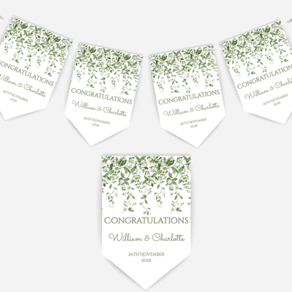 Engagement or Wedding Bunting - B289