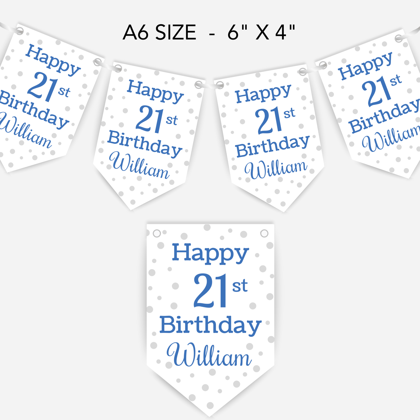 Smaller Birthday Bunting - S125