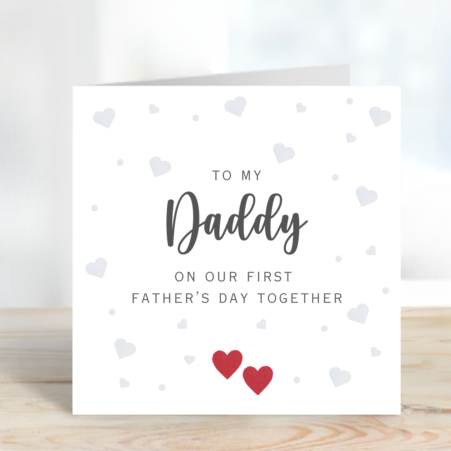 First Fathers Day Card - Modern and Simple Design - C769