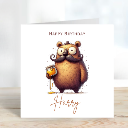 Fun Bear Birthday Card - C850