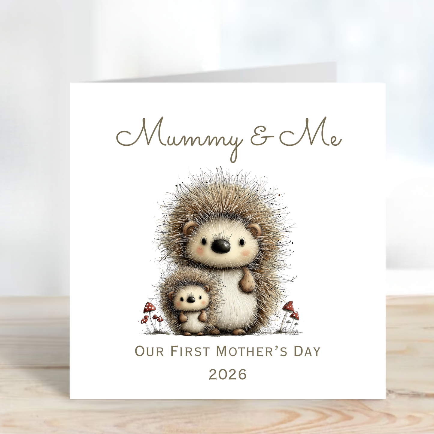 Mother's Day Card - Hedgehog Design - C758