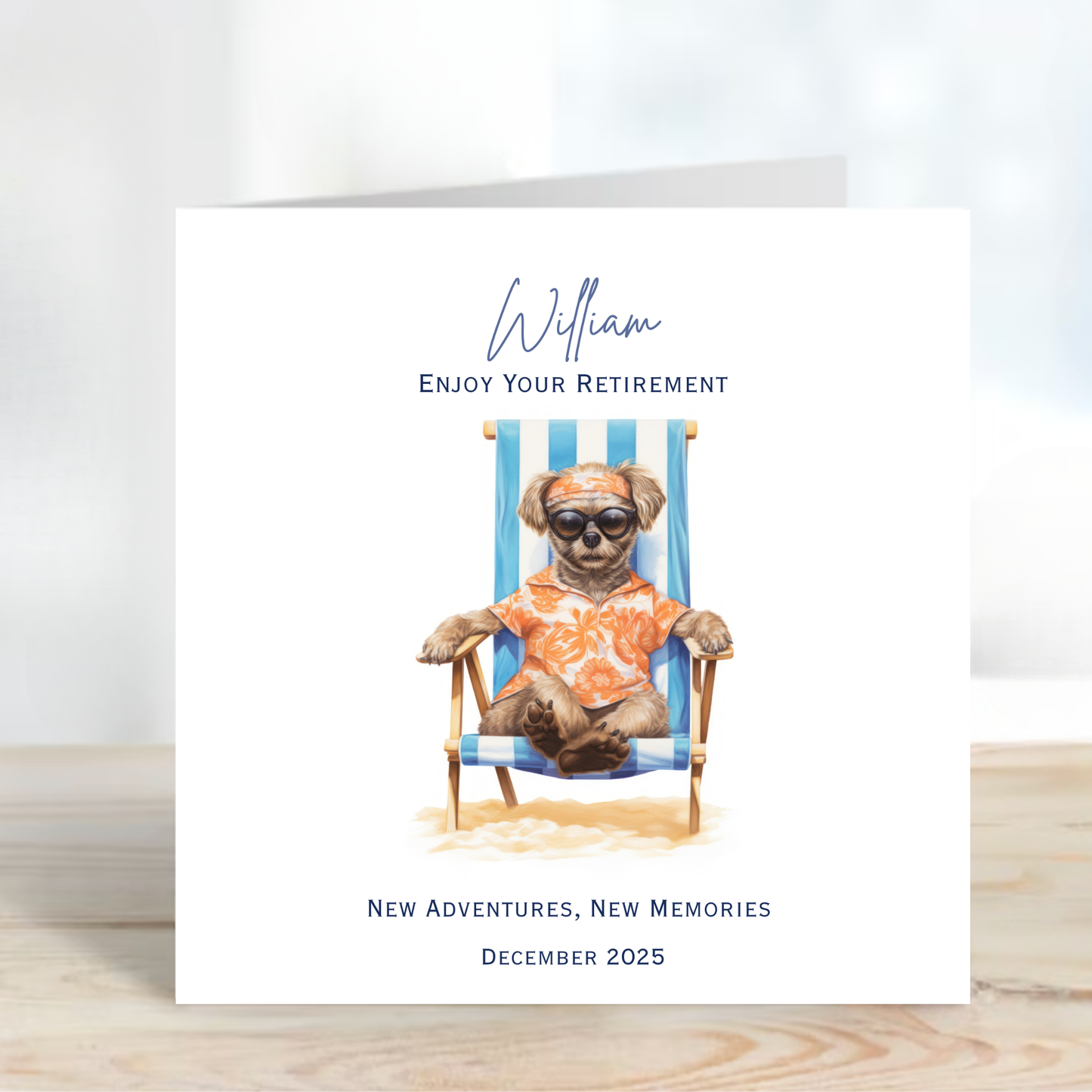 Cool Dog  Retirement Card - C658
