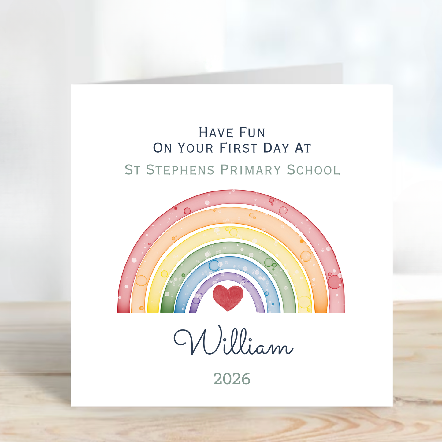 First or Last Day of School Card - C206