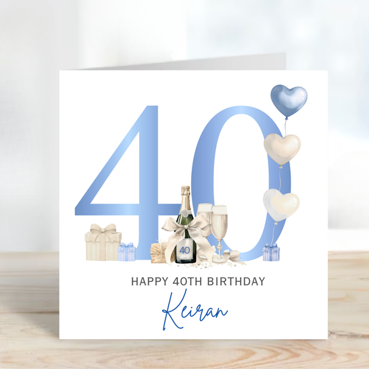 40th Birthday Card - C861