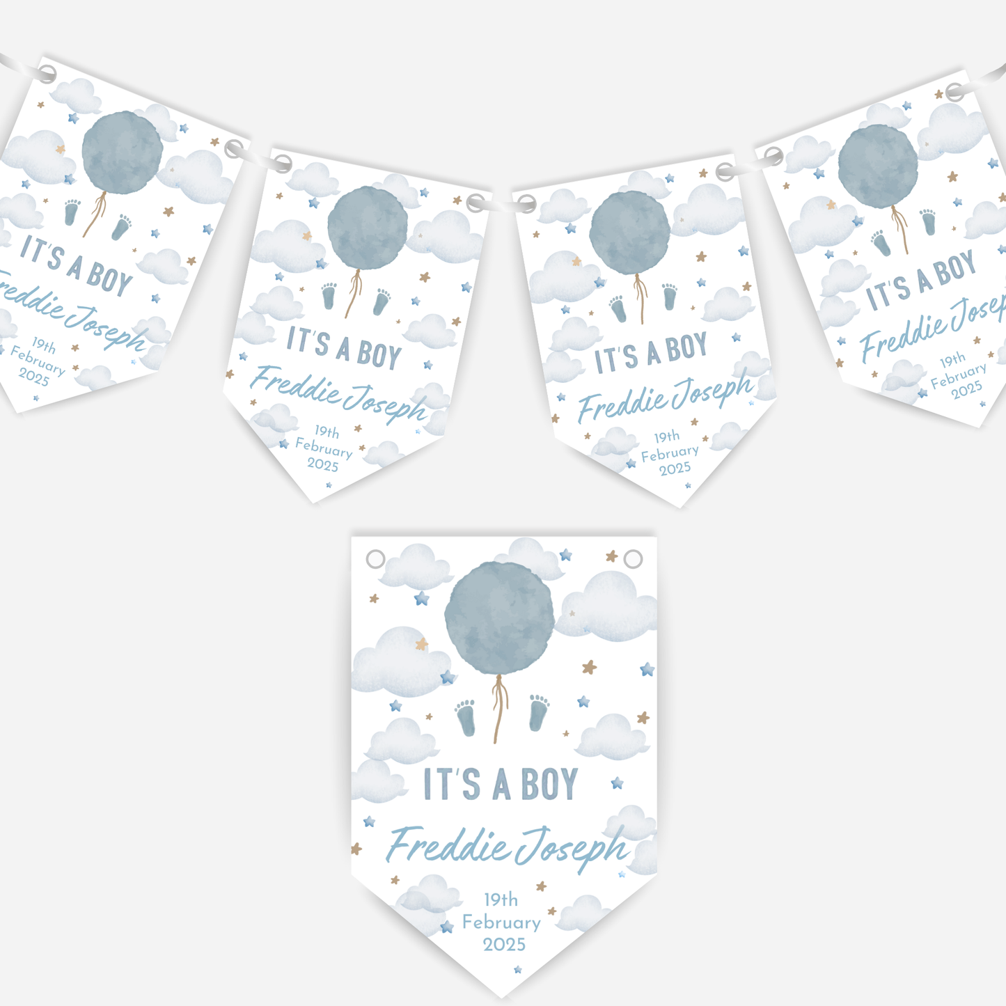 "Its A Boy" Newborn Baby Bunting - B119