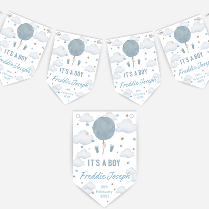 "Its A Boy" Newborn Baby Bunting - B119