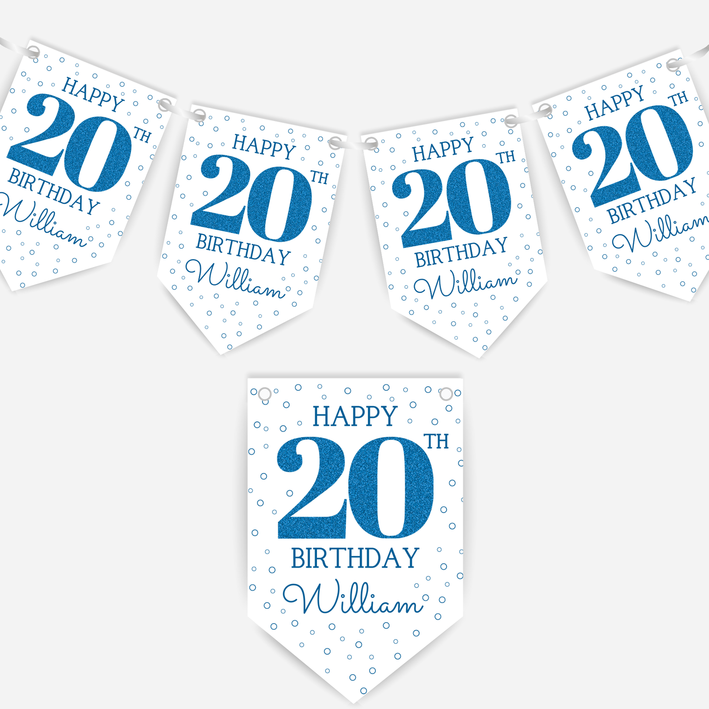 Birthday Bunting - Any Age - B243