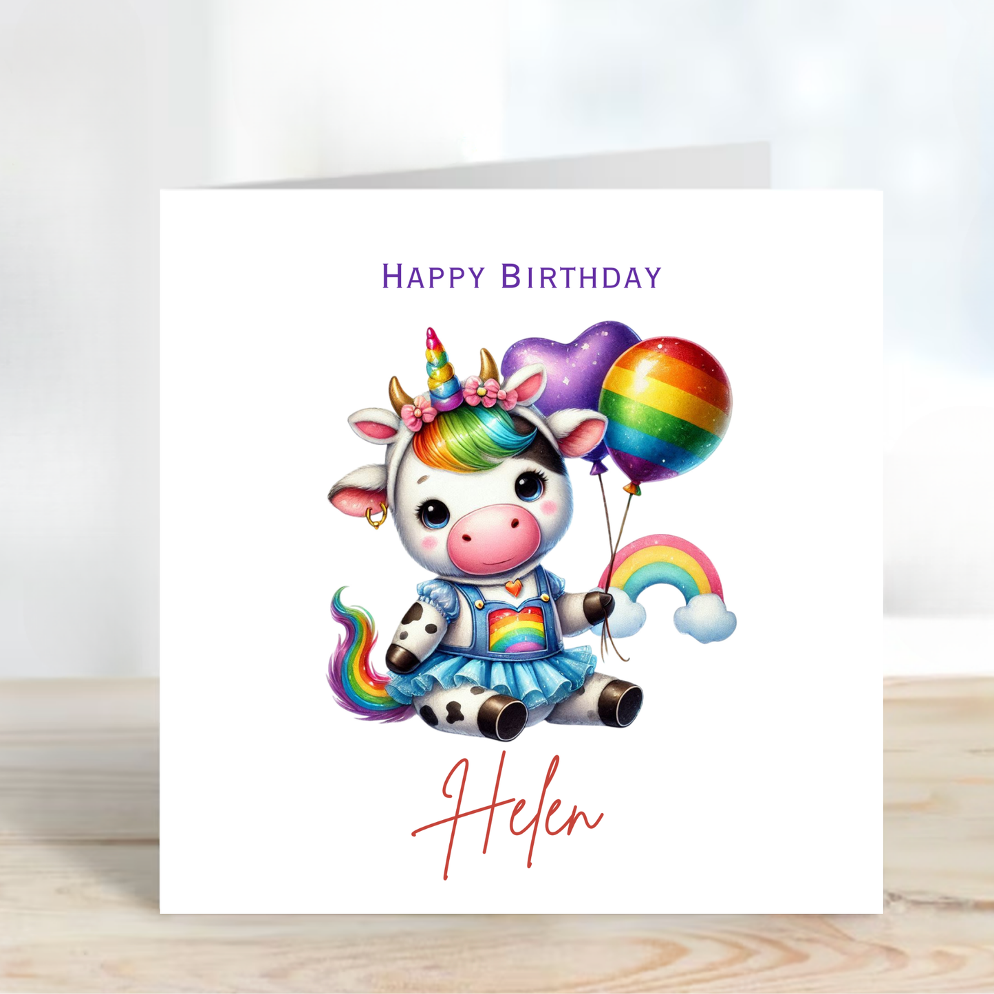 Fun Cow Birthday Card - C597