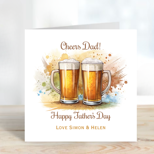 Father's Day Card - Beer Design - C782