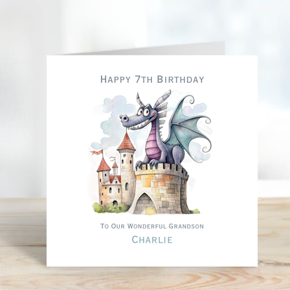 Dragon Birthday Card - C576