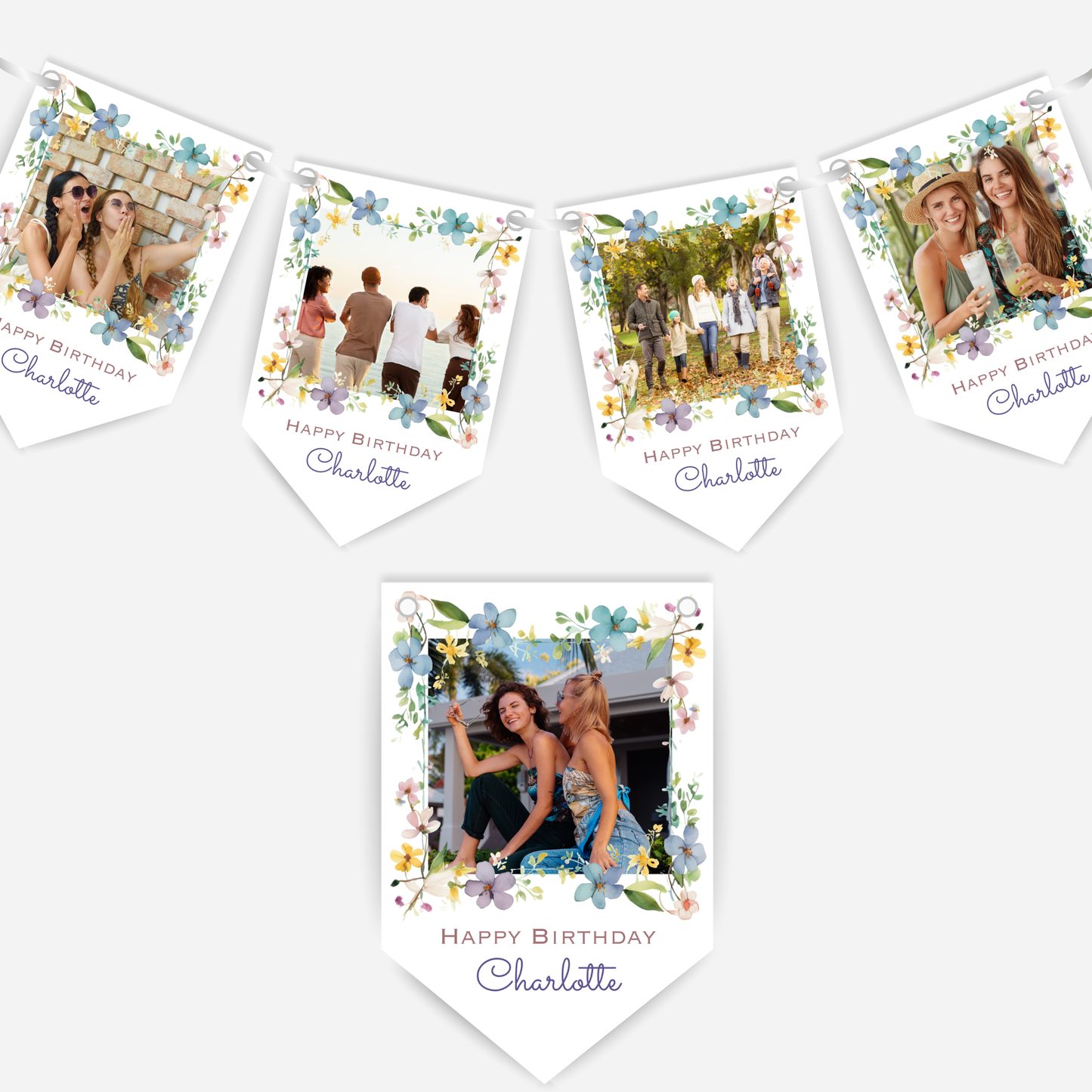 Birthday Photo Bunting - B246