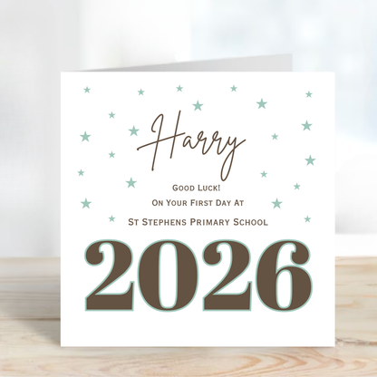 First or Last Day of School Card - C209