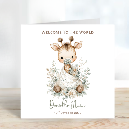 Welcome To The World Card - C671