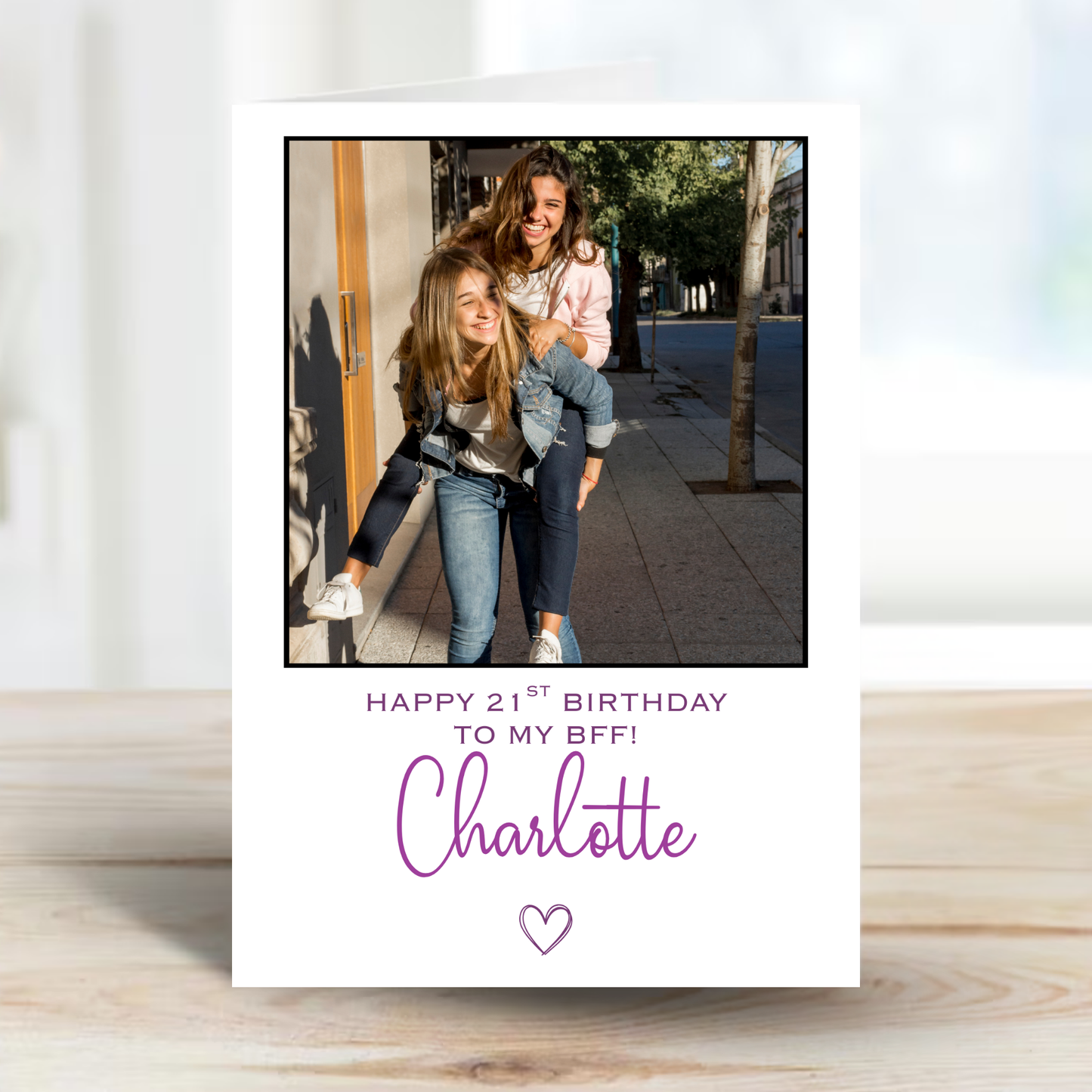 Colour Photo Birthday Card - PC58