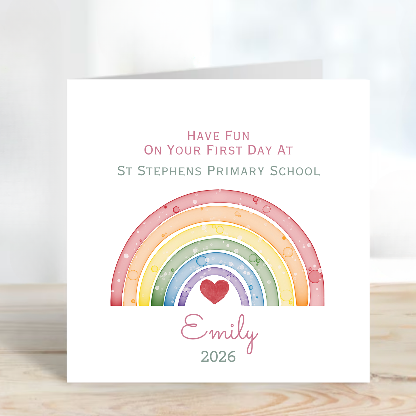 First or Last Day of School Card - C205