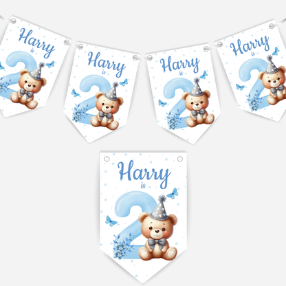 Teddy Bear Age Bunting - B144
