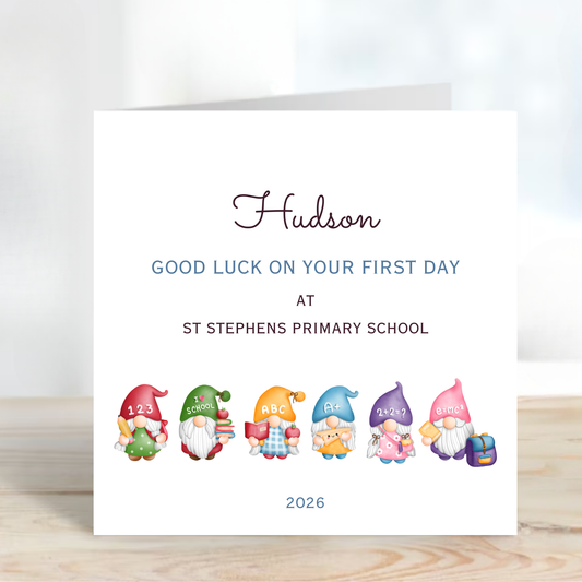 First or Last Day of School Card - C211