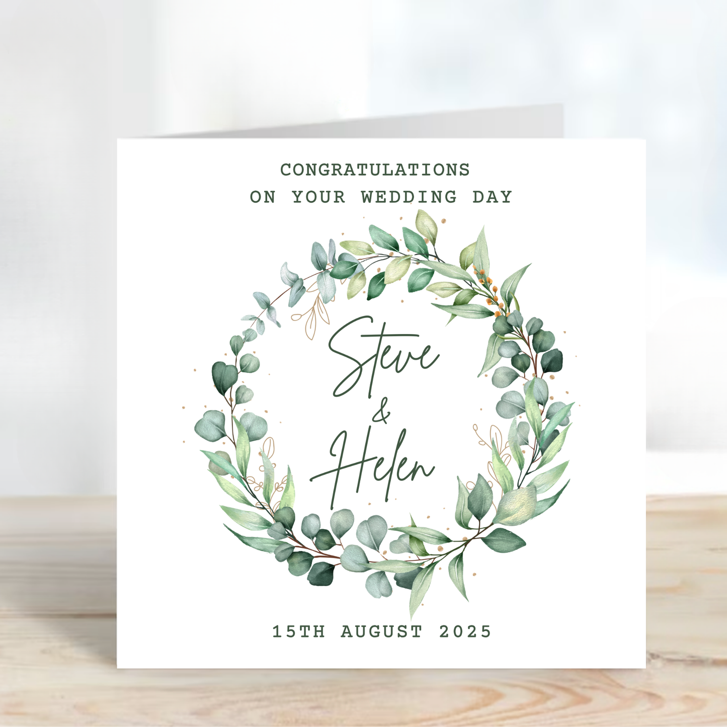 Elegant Wedding or Engagement Card - C116