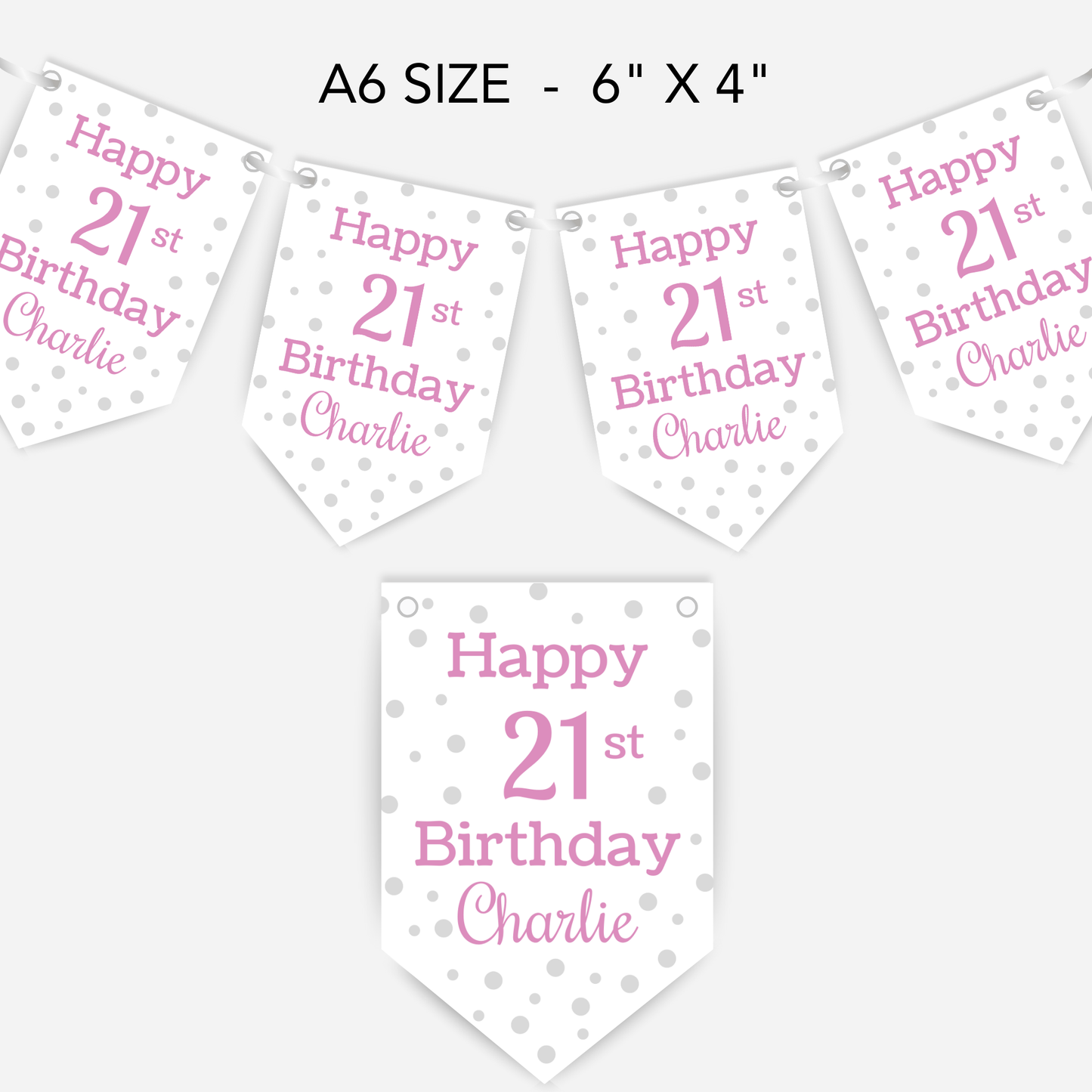Smaller Birthday Bunting - S126