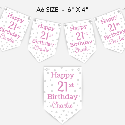 Smaller Birthday Bunting - S126