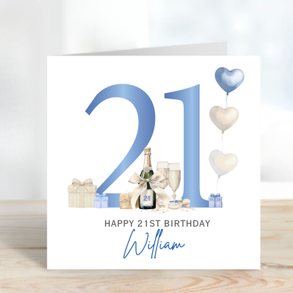21st Birthday Card - C858