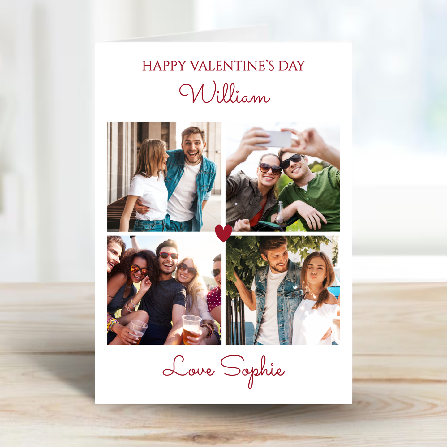 Valentine Photo Card Colour Photos - PC29