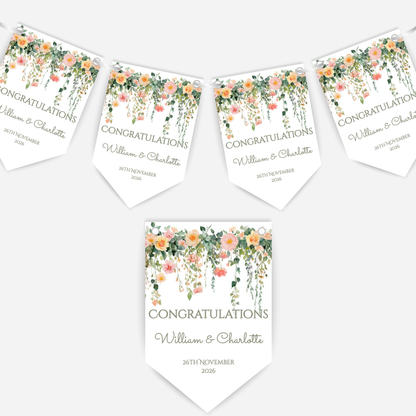 Engagement or Wedding Bunting - B288