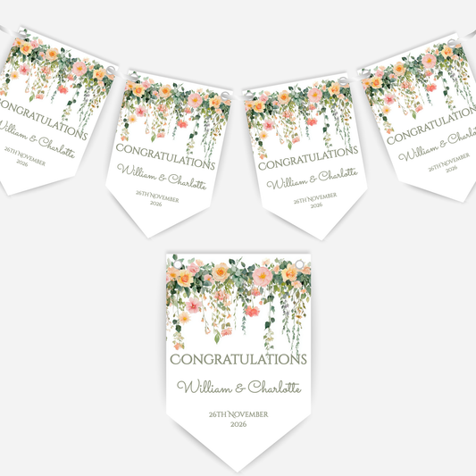 Engagement or Wedding Bunting - B288