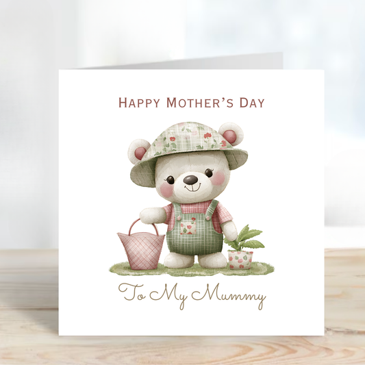 Mother's Day Card - Teddy Bear Design - C754